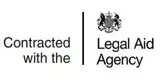 Contracted with the Legal Aid Agency Logo
